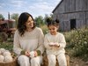 Cotton Yarn Knitwear Sets For Women & Kids: Comfort Meets Craftsmanship By Inde Artisans