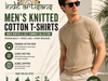 Men’s Knitted Cotton T-Shirt Manufacturer/ Yarn Collection Indeartisans