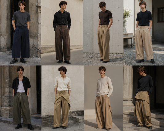 Twill Pants for Men Indeartisans