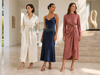 Silk Twill Solid Color Dresses Indeartisans