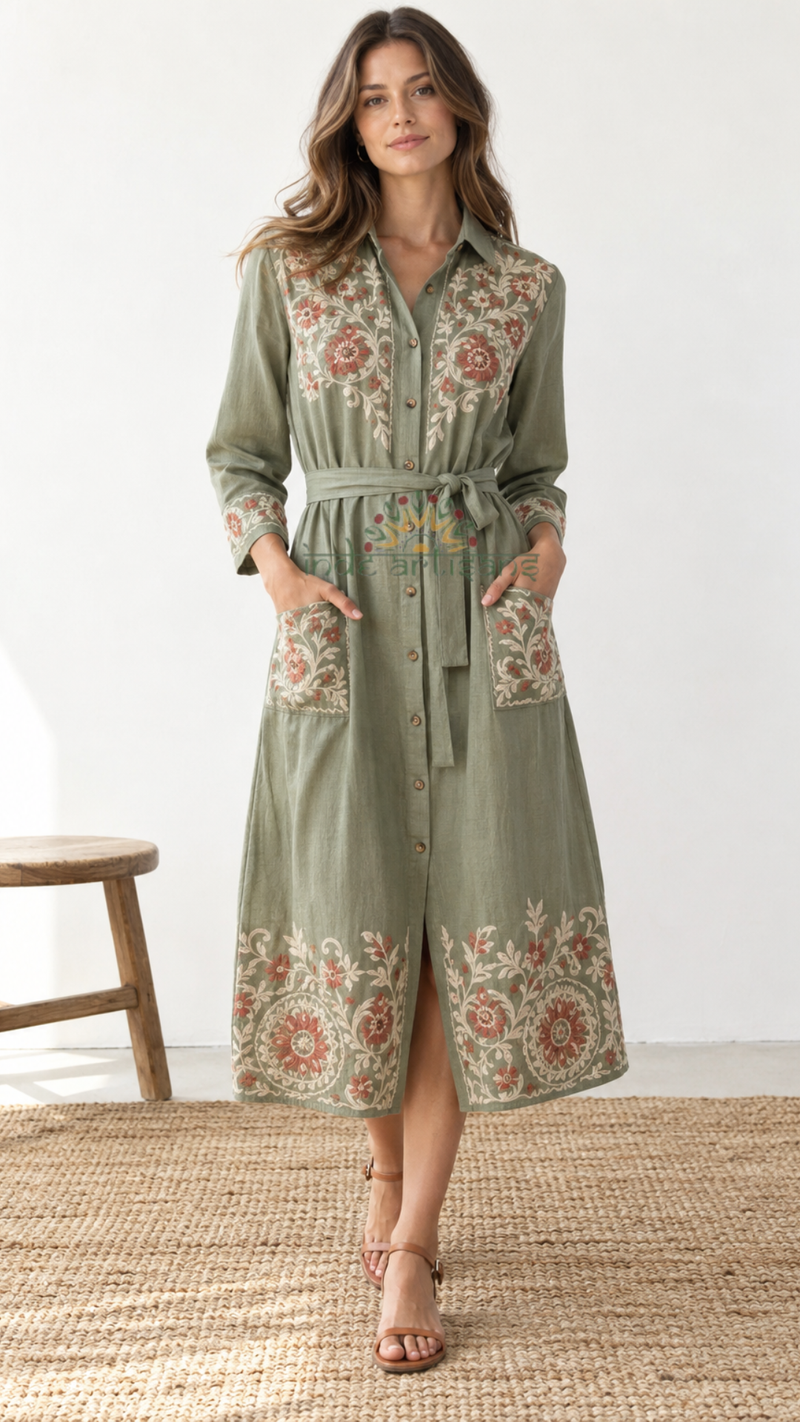 Suzani Jackets, Dresses & Pants Manufacturer & Export